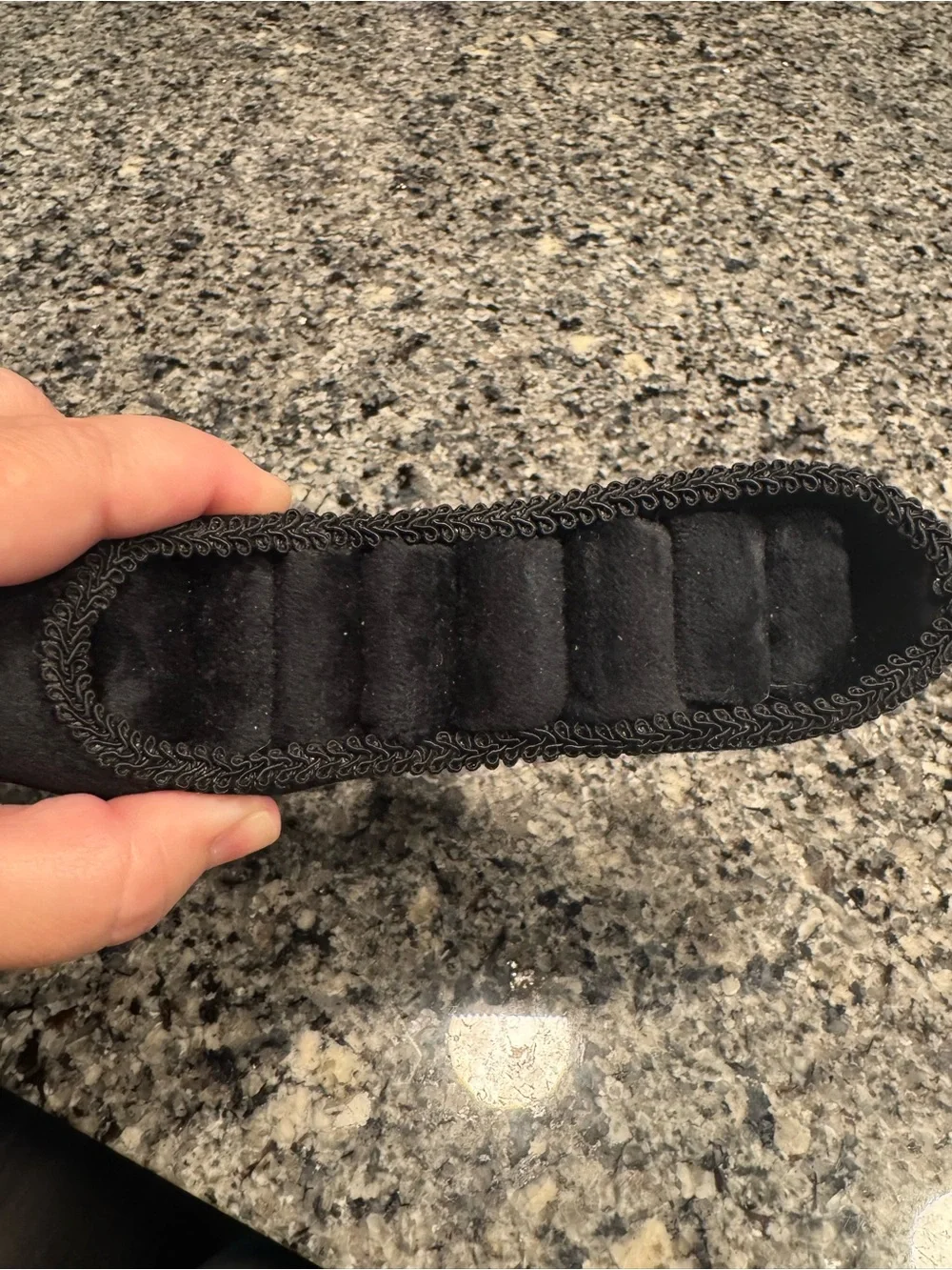 Hobby Lobby Black Suede Decorative High Heel Jewelry Holder
